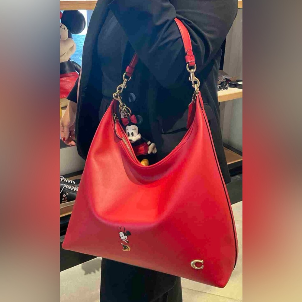 New! RARE COACH X DISNEY JULIETTE MINNIE TOTE